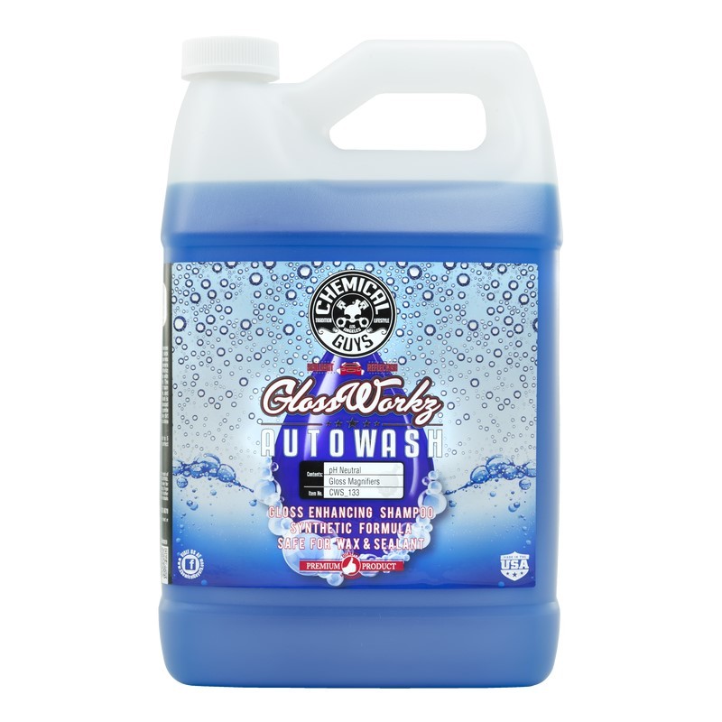 Chemical Guys Glossworkz Gloss Booster & Paintwork Cleanser Shampoo - 1 Gallon - CWS_133