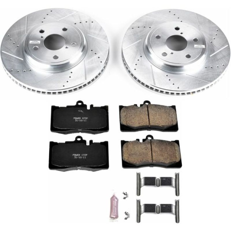 Power Stop 01-06 Lexus LS430 Front Z23 Evolution Sport Brake Kit - K2327