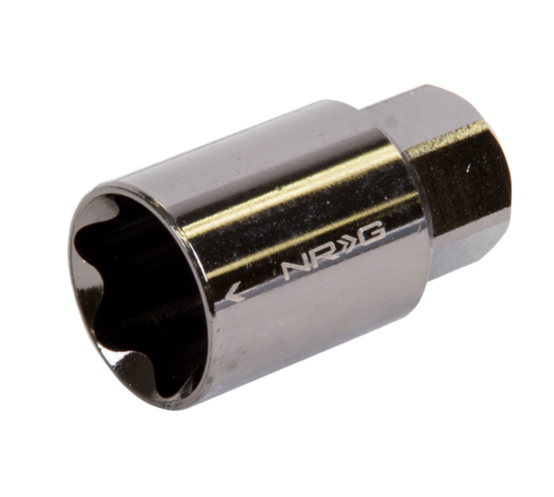NRG Lug Nut Lock Key Socket Black Chrome 17Mm (Spare) - For Use w/LN / L40 / L41 / L01 / L10 - LN-K200