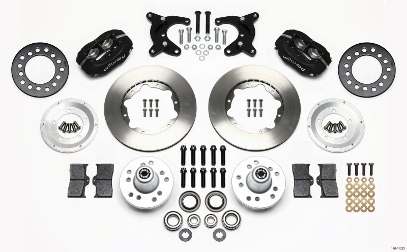 Wilwood Forged Dynalite Front Kit 11.00in 65-72 CDP A Body - 10in Drum - 140-11023