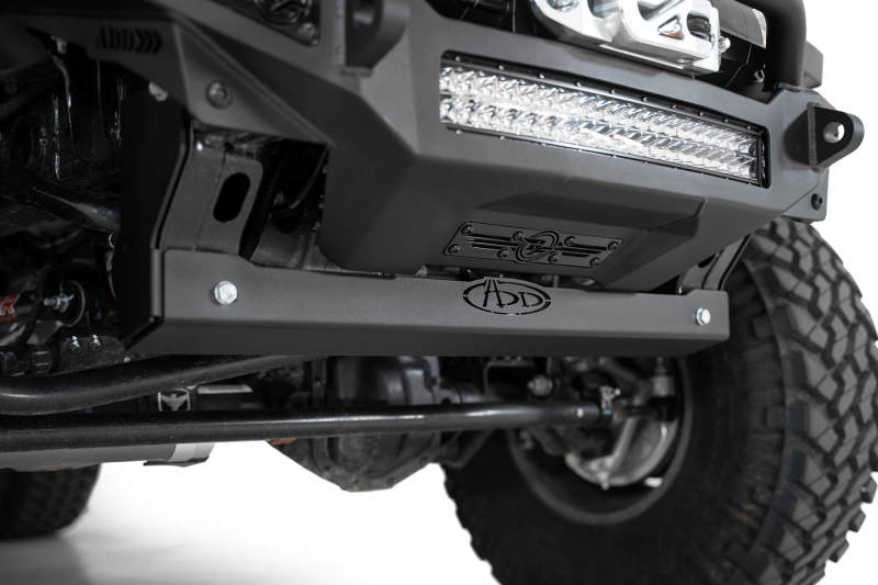 Jeep JL /JT Aluminum Sway Bar Skid Plate in Hammer Black - AC96100801NA