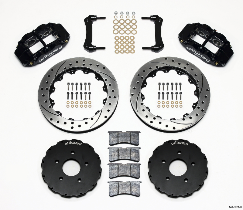 Wilwood Narrow Superlite 6R Front Hat Kit 13.06in Drilled 2005-up Corvette C6 - 140-8921-D