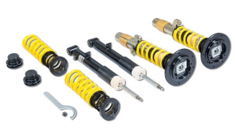 Height Adjustable Coilovers with Aluminum Top Mounts and Adjustable Damping - 182208AN