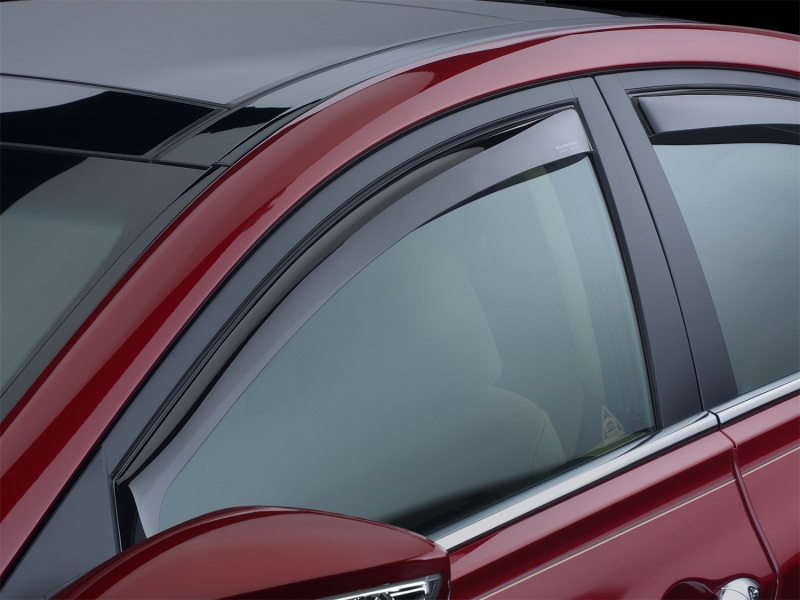 WeatherTech 06-09 Volkswagen Rabbit/GTI/R32 3 door Front Side Window Deflectors - Dark Smoke - 80390