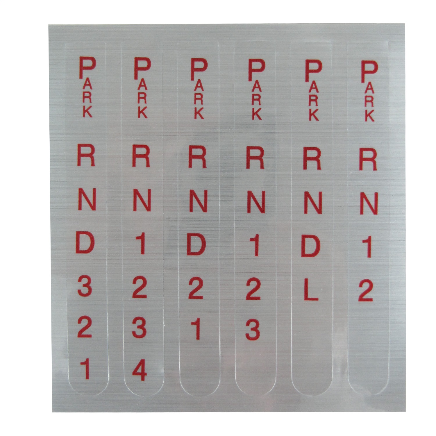 Automatic Transmission Shift Indicator Window or Decal Reverse Pattern - 80848