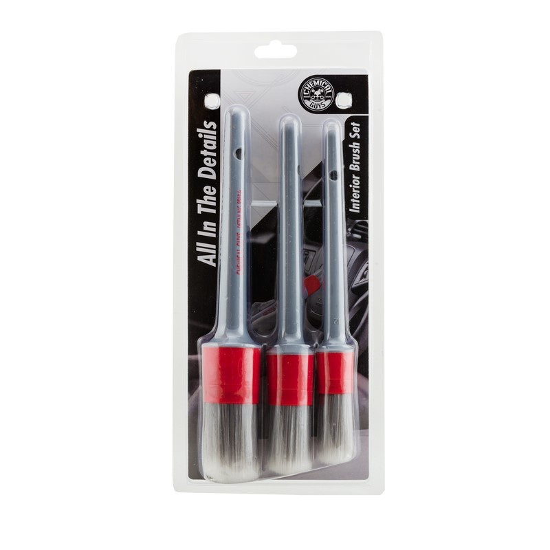 Chemical Guys Interior Detailing Brushes - 3 Pack - ACC600