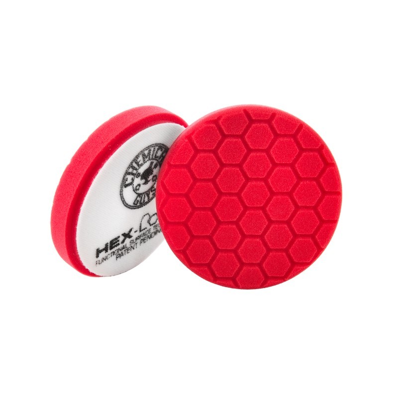 Chemical Guys Hex Logic Self-Centered Perfection Ultra-Fine Finishing Pad - Red - 5.5in - BUFX_107HEX5