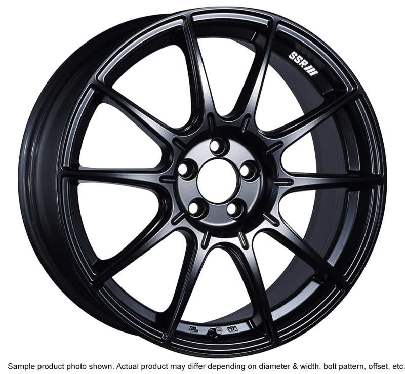 SSR GTX01 17x8 5x114.3 45mm Offset Flat Black Wheel - XA17800+4505GMB