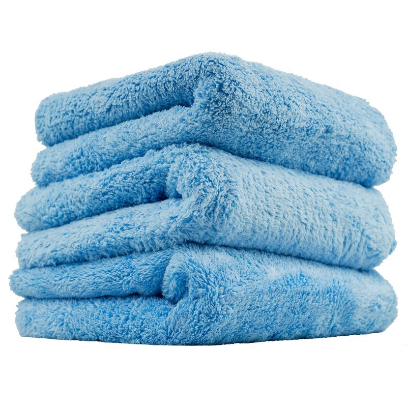 Chemical Guys Ultra Edgeless Microfiber Towel - 16in x 16in - Blue - 3 Pack - MIC35003