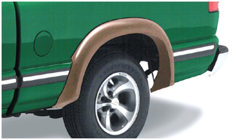 Bushwacker 94-03 Chevy S10 Extend-A-Fender Style Flares 2pc 73.1/89.0in Bed - Black - 41024-11