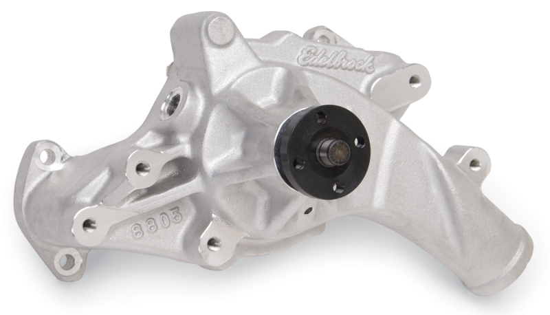 Edelbrock Water Pump High Performance Ford 1965-76 FE V8 Engines Standard Length Satin Finish - 8805