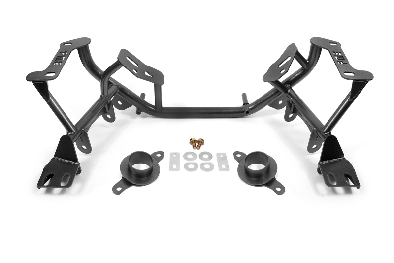 BMR 96-04 Ford Mustang K-Member Standard Version w/ Spring Perches - Black Hammertone - KM742H