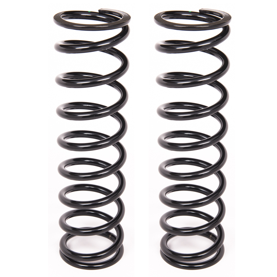 Coil-Over-Spring, 180 lbs./in. Rate, 12 in. Length, 2.5 in. I.D. Black, Pair - 12-180BK2