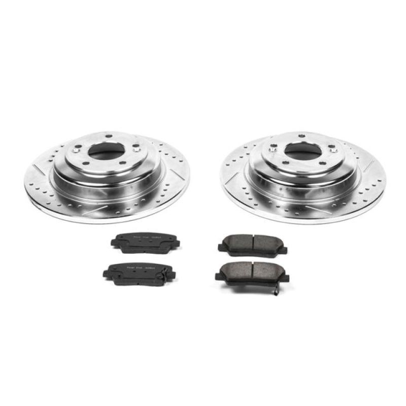 Power Stop 10-16 Hyundai Genesis Coupe Rear Z23 Evolution Sport Brake Kit - K6168