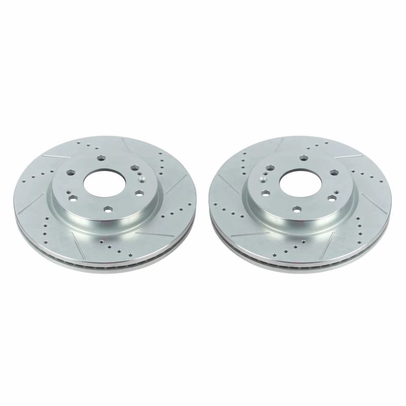 Power Stop 19-20 Chevrolet Silverado 1500 Front Evolution Drilled & Slotted Rotors - Pair - AR84103XPR