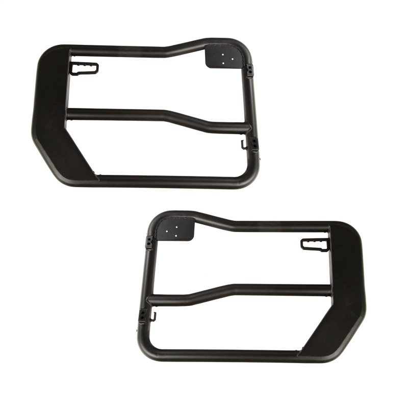 Rugged Ridge Fortis Front Tube Doors with Mirrors 18-23 Jeep Wrangler JL/JT - 11509.15