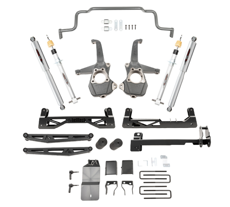 6-8" Lift Kit Inc. Front and Rear Trail Performance Struts/Shocks - 150210TPS