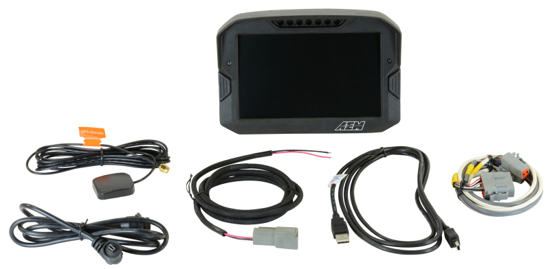 AEM CD-7 Logging GPS Enabled Race Dash Carbon Fiber Digital Display w/o VDM (CAN Input Only) - 30-5703