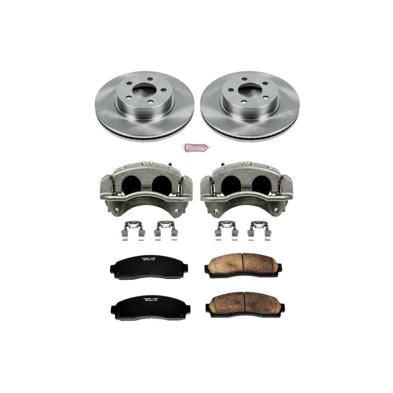 Power Stop 01-03 Ford Explorer Sport Front Autospecialty Brake Kit w/Calipers - KCOE1923