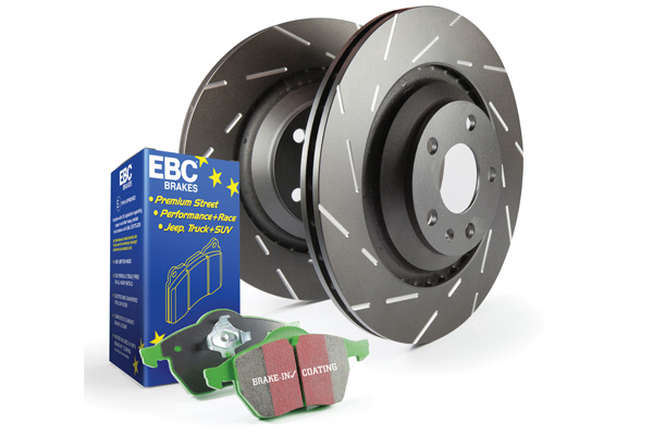 EBC S2 Kits Greenstuff Pads and USR Rotors - S2KR2501
