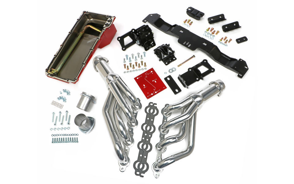 SWAP IN A BOX KIT-LS ENGINE INTO 70-74 F-BODY AUTO TRANS. W/HTC HEADERS - 42022