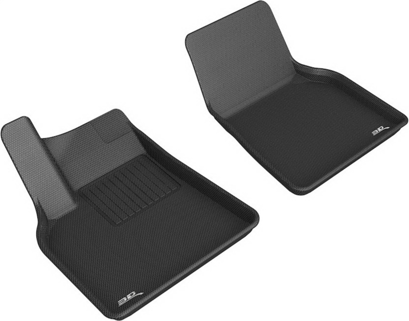 3D MAXpider 2021 Tesla Model Y Kagu 1st Row Floormat - Black - L1TL02711509