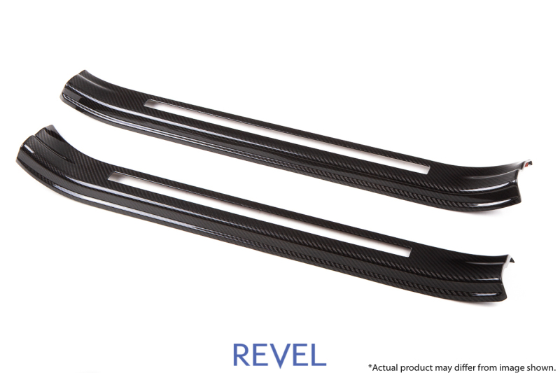 Revel GT Dry Carbon Door Sill Covers (Left & Right) 15-18 Subaru WRX/STI - 2 Pieces - 1TR4GT0AS07