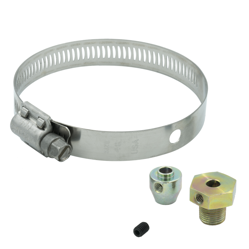 FITTING KIT, THERMOCOUPLE, 1/8NPT MALE W/ SET SCREW & BAND CLAMP, STEEL - 3256