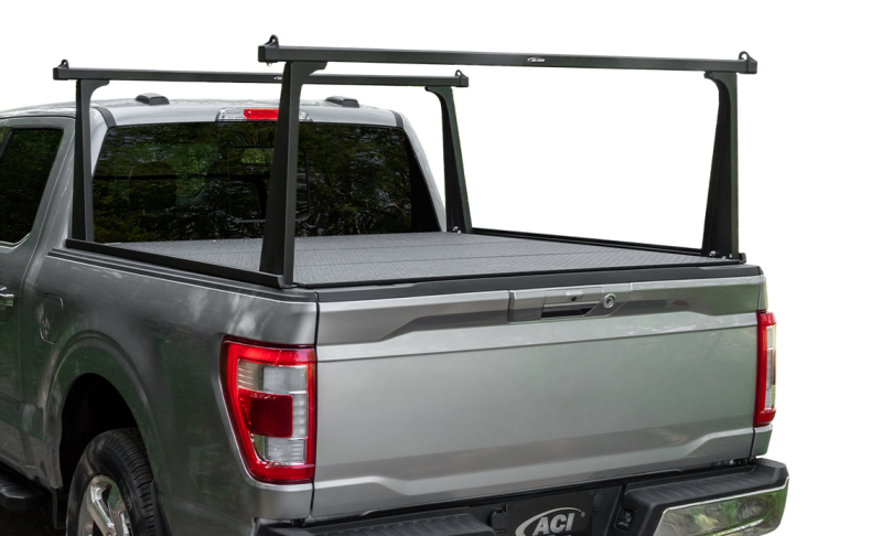 ADARAC™ Aluminum Pro Series Truck Bed Rack System; Matte Black Finish; - F2010012