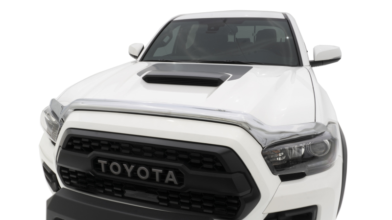 AVS 16-18 Toyota Tacoma High Profile Hood Shield - Chrome - 680681