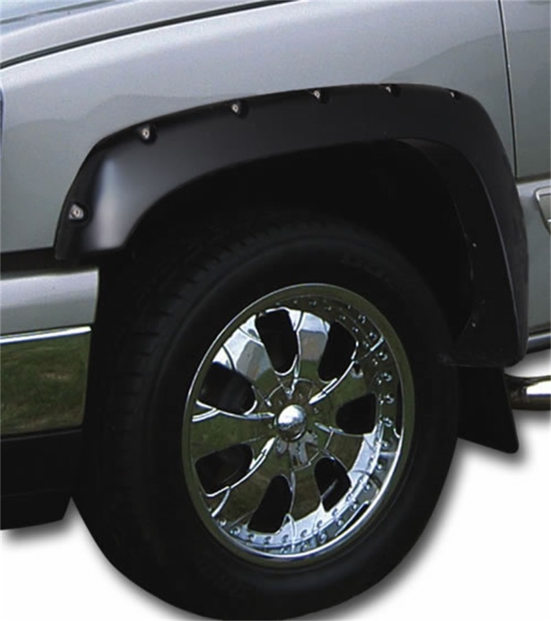 Ruff Riderz Fender Flare Black Smooth Finish - Set of 4 - 8413-2