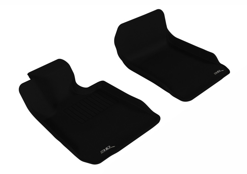 3D MAXpider 2006-2011 BMW 3 Series E90/E92 Kagu 1st Row Floormat - Black - L1BM00611509