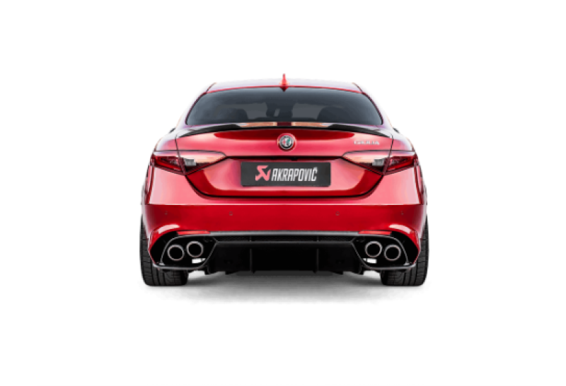 Akrapovic 17-19 Alfa Romeo Giulia Quadrifoglio Evolution Line Cat Back (Titanium) - S-AR/TI/1H