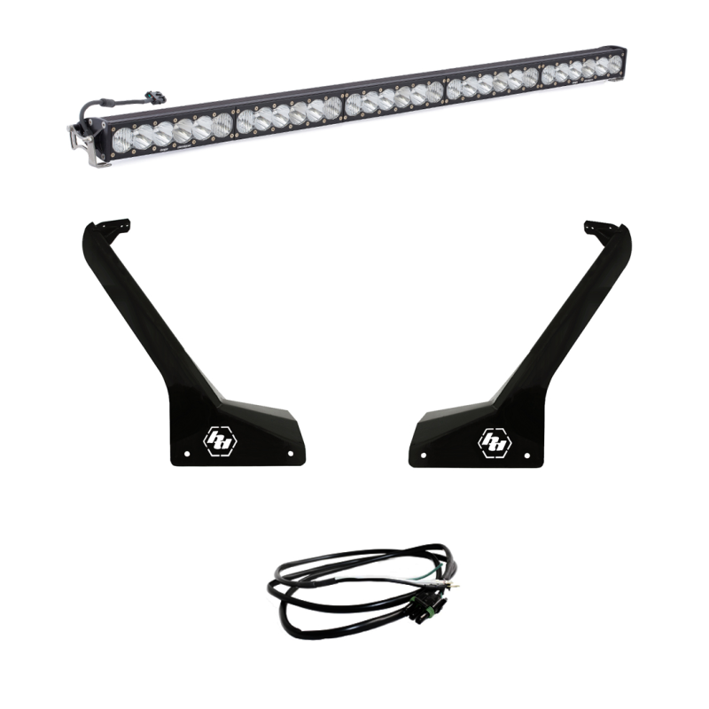 Baja Designs 2018+ Jeep Wrangler JL/JT OnX6+ 50in Roof LED Light Bar Kit w/ Upfitter - 447666UP