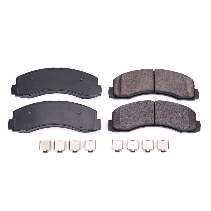 Power Stop 10-19 Ford Expedition Front Z17 Evolution Ceramic Brake Pads w/Hardware - 17-2087