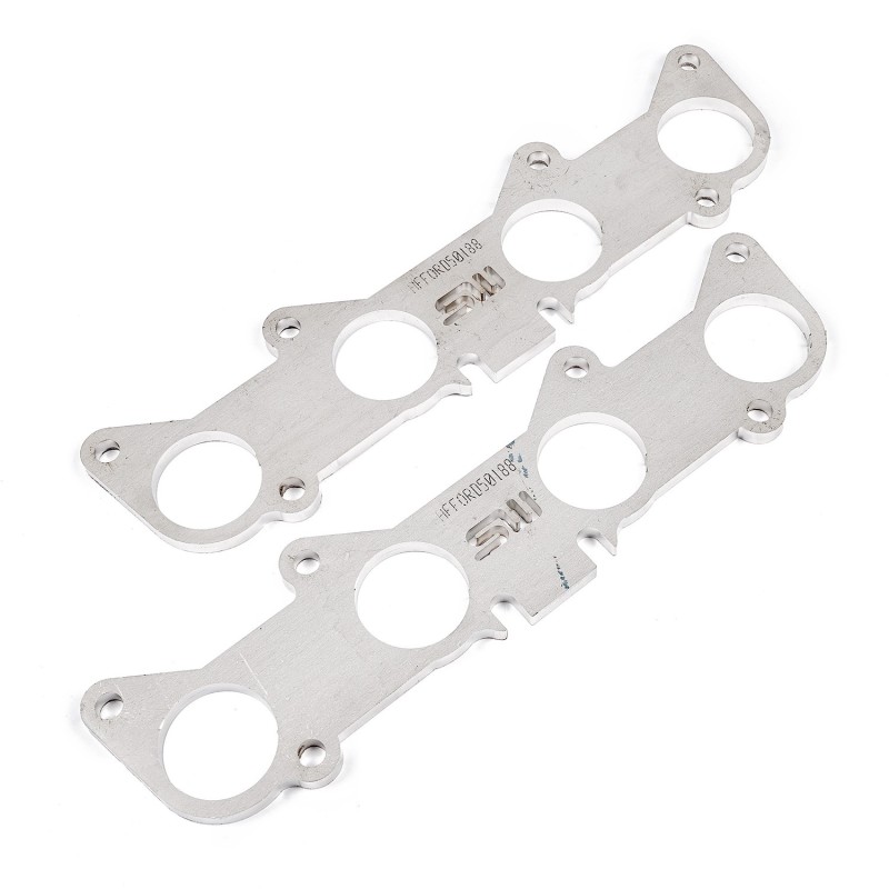 Stainless Works Ford 5.2L/5.0L Coyote Round Port Header 304SS Exhaust Flanges 1-7/8in Primaries - HFFORD5.0188