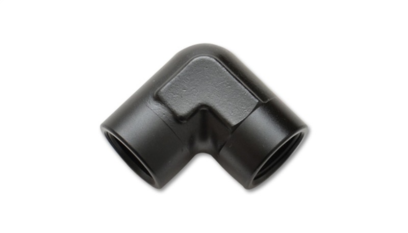 Vibrant 1/2in NPT 90 Degree Female Pipe Coupler Fitting - 11323