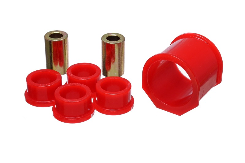 Rack And Pinion Bushing Set; Red; Performance Polyurethane; - 11.10101R