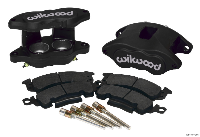 Wilwood D52 Front Caliper Kit - Gray Type III Ano 2.00 / 2.00in Piston 1.04in Rotor - 140-11291