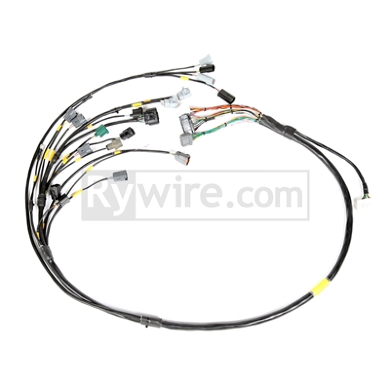 Rywire 13B Haltech Mil-Spec Eng Harness w/EV14 Inj/Denso 5th/6th Inj/Delphi Press Sensor/Bosch Knock - RY-13B-HALTECH