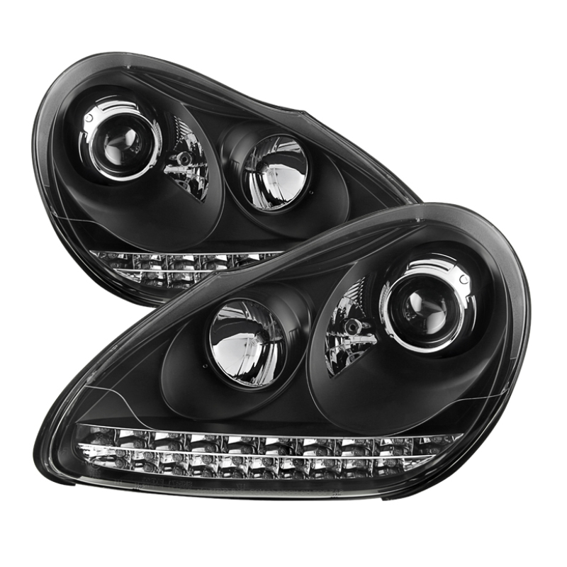(Spyder Signature) Projector Headlights - DRL LED - Black - 5080967