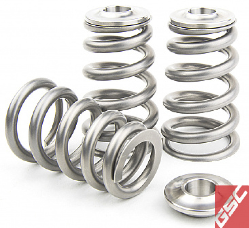 GSC P-D Toyota 2JZ-GTE Extreme Pressure Single Conical Valve Spring and Ti Retainer Kit - 5086