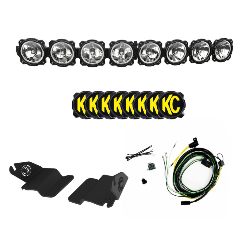 KC Pro6 Gravity LED 50in 8-Light Overhead Combo System 2021+ Ford Bronco - 91338