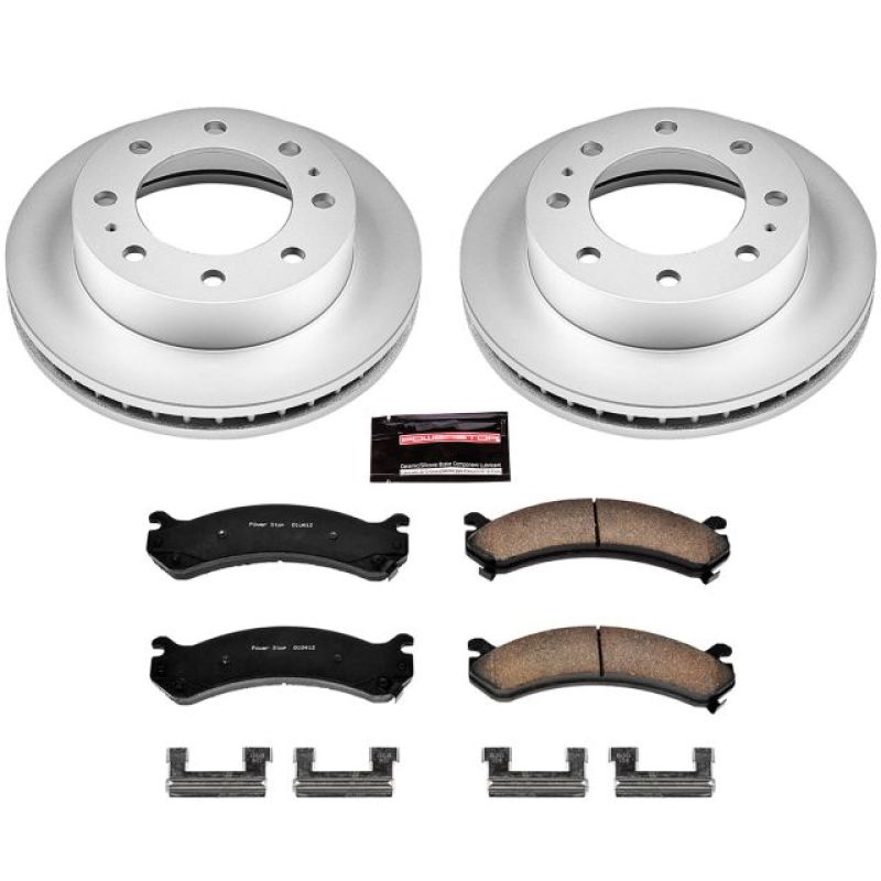 Power Stop 02-04 Chevrolet Avalanche 2500 Front Z17 Evolution Geomet Coated Brake Kit - CRK2071