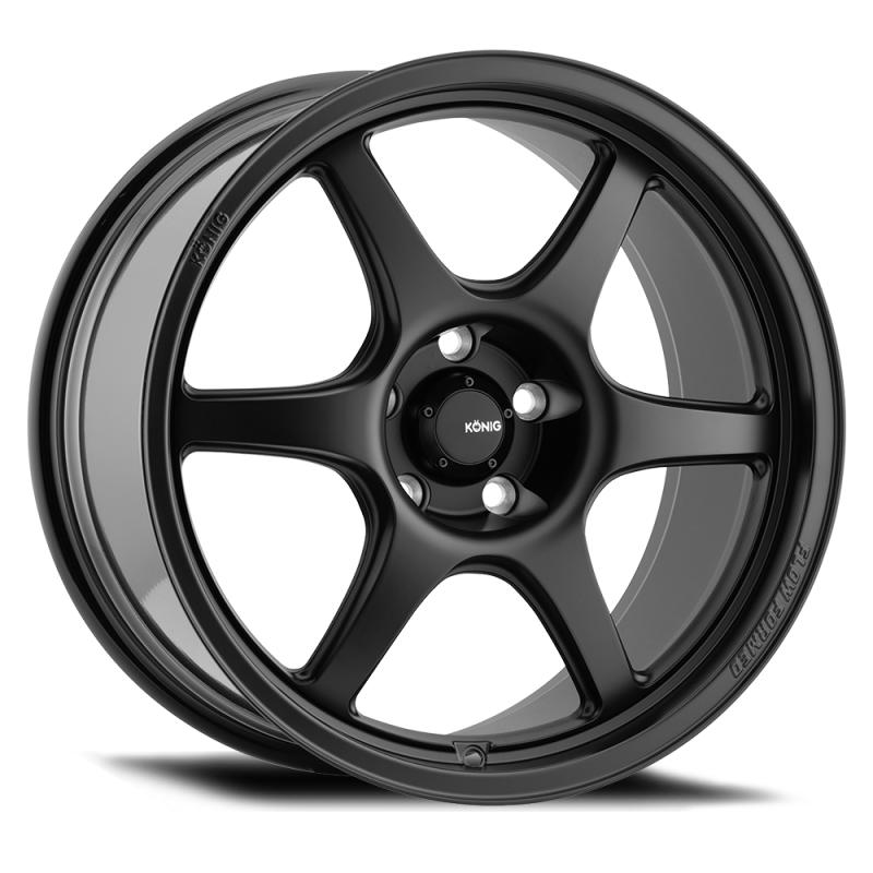 Konig Hexaform 15x8 4x100 ET25 Matte Black - HF85100255