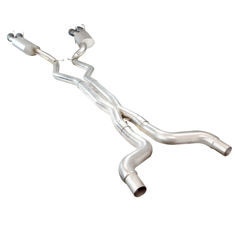 3in. Cat-Back Exhaust w/Quad SS Tips. 2010-2015 Camaro SS/ZL1. Connects to OEM. - 22504280