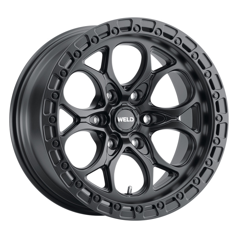 Weld Off-Road Ledge Six W108 20x9 / 6x139.7 BP / 5 In BS Satin Black Wheel - W10809084500