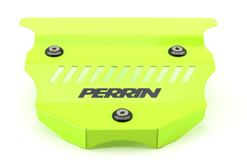 Perrin 2022+ Subaru BRZ / Toyota GR86 Engine Cover - Neon Yellow Wrinkle - PSP-ENG-162NY