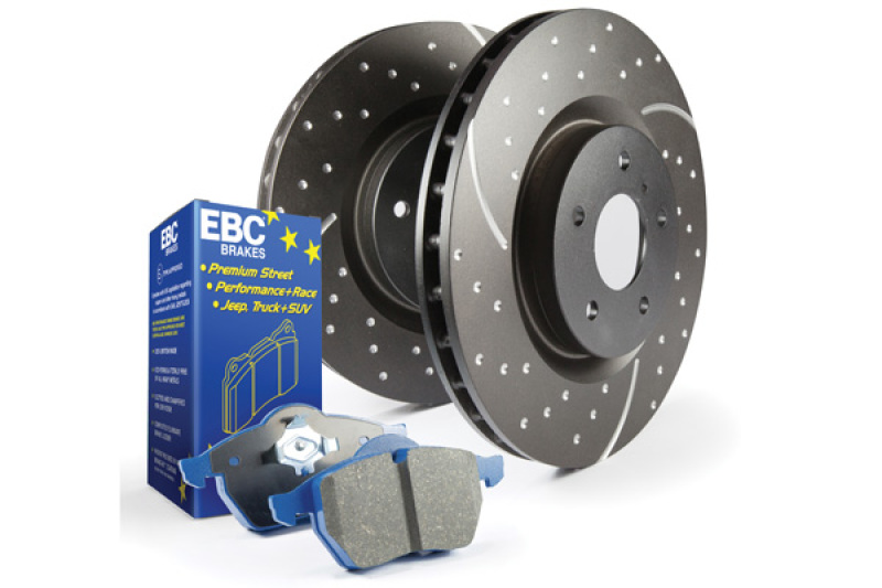 EBC S6 Kits Bluestuff Pads and GD Rotors - S6KF1214