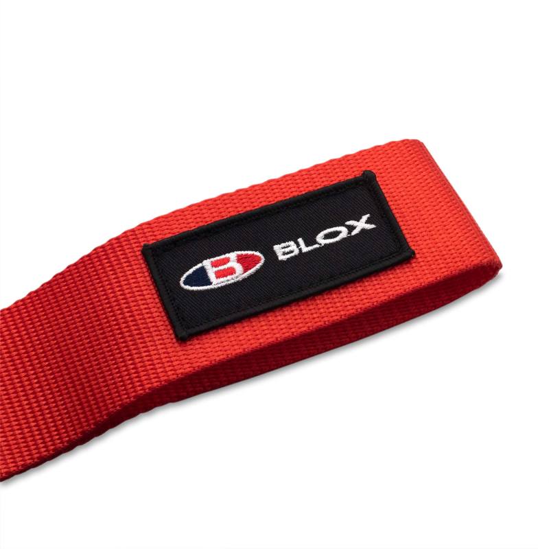 BLOX Racing Universal Tow Strap With BLOX Logo - Red - BXAP-00034-RD